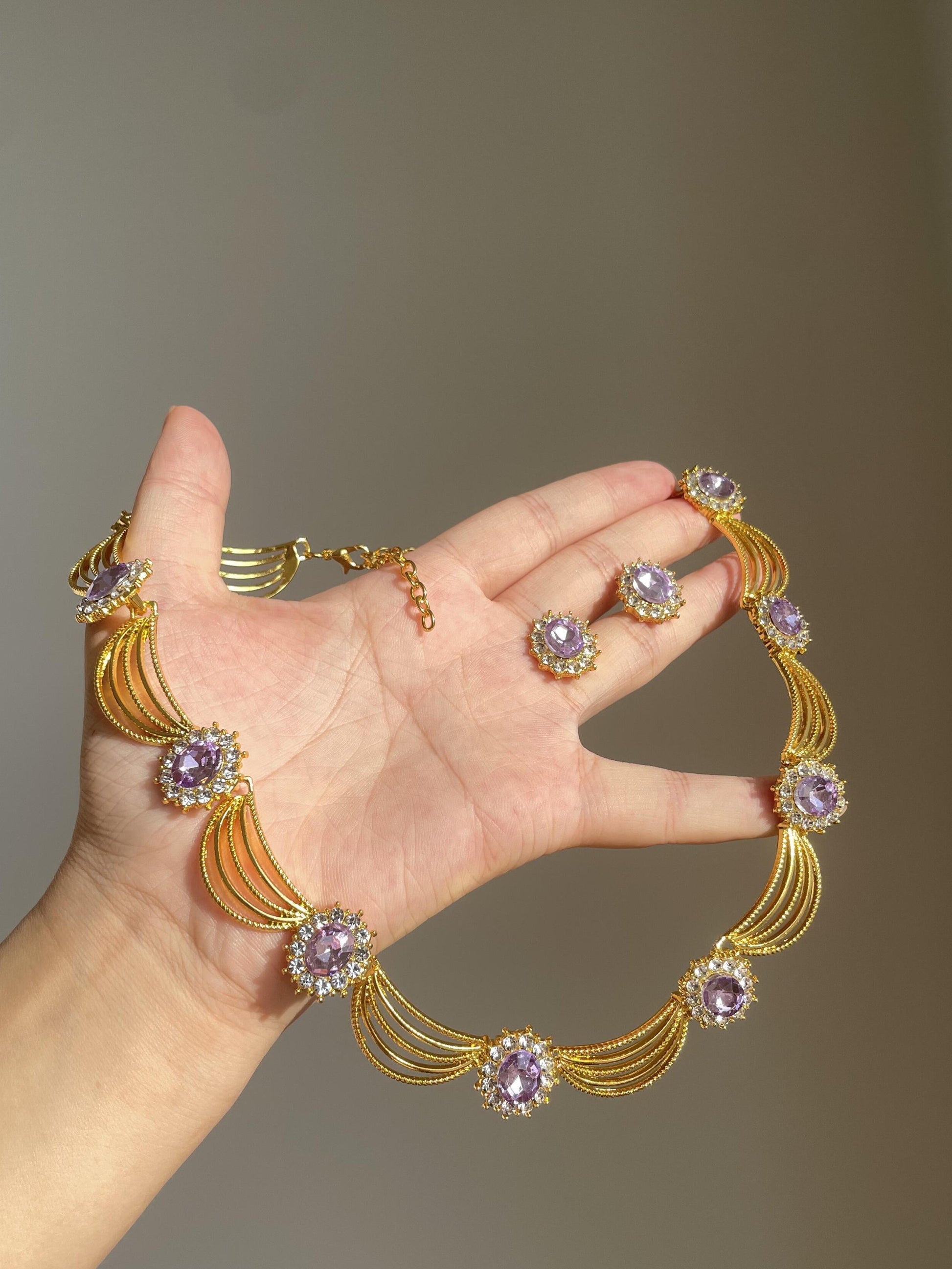 Violet Luxe Palace Necklace