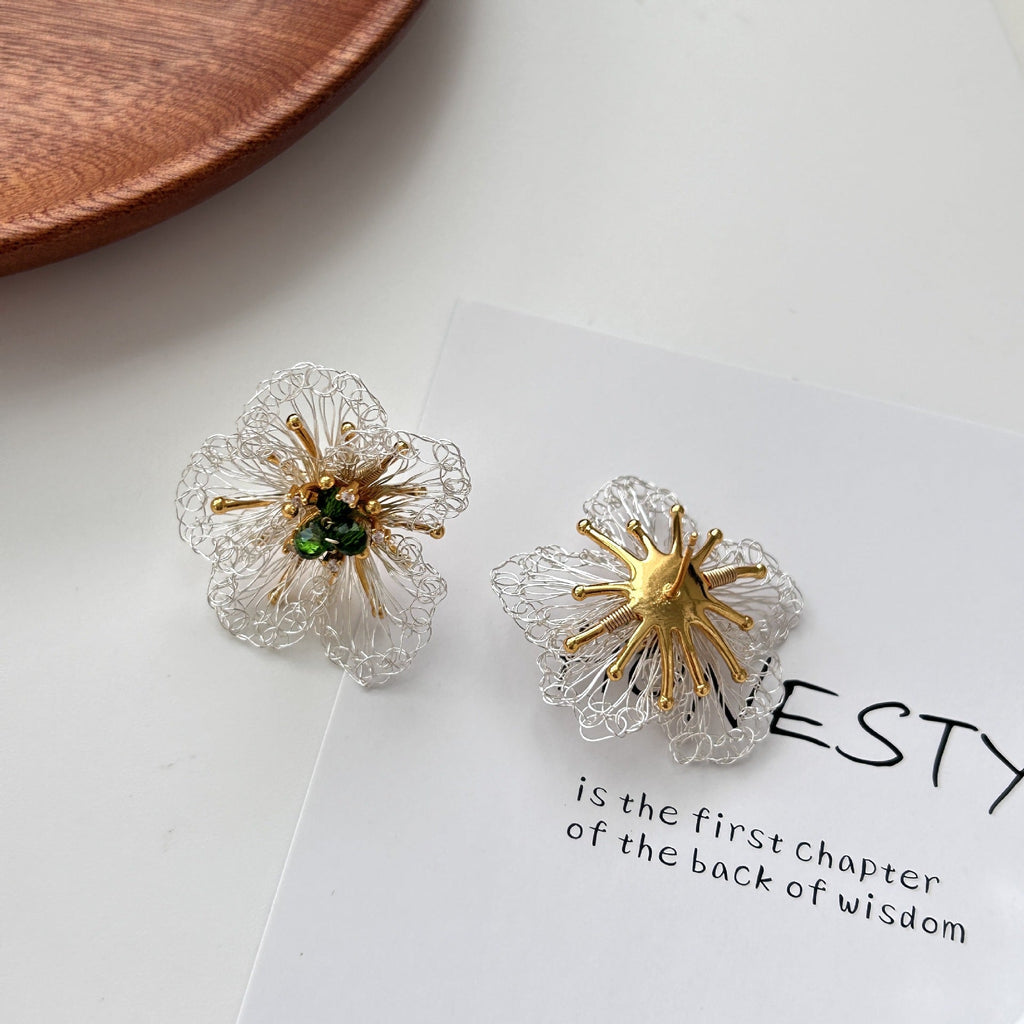 French Style Camellia Earrings/Ring