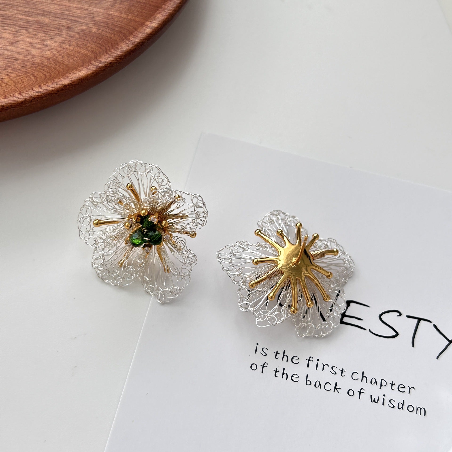 French Style Camellia Earrings/Ring