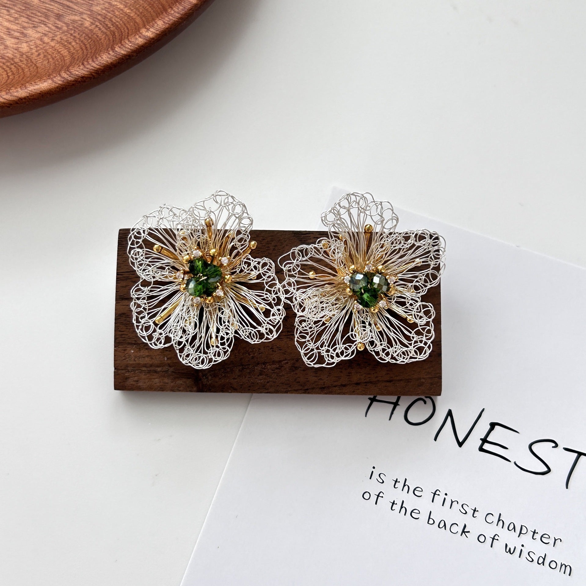 French Style Camellia Earrings/Ring