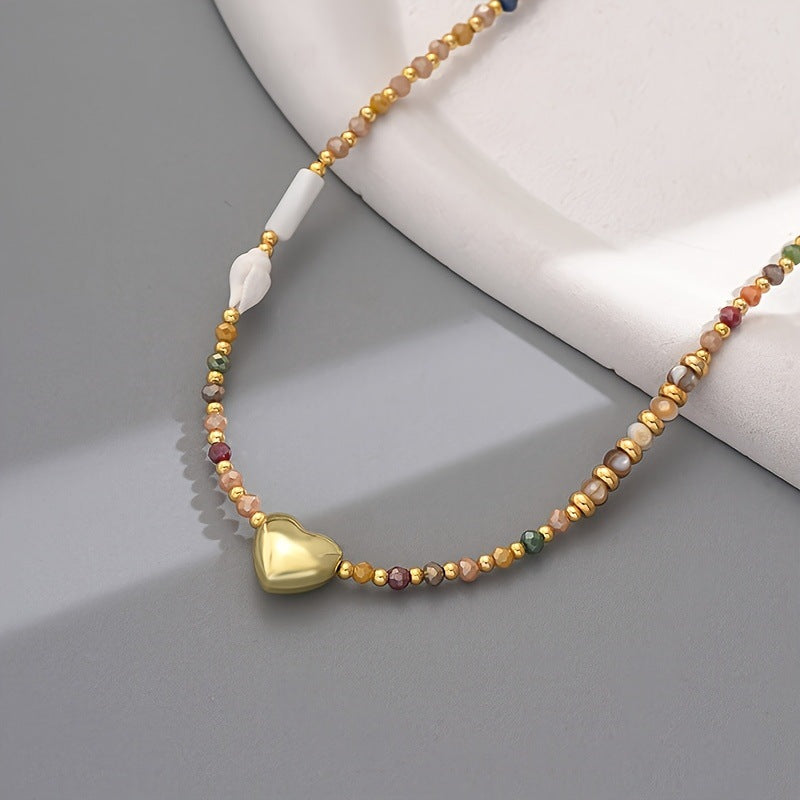 Fall in Love with Boho – Heart Pendant Necklace