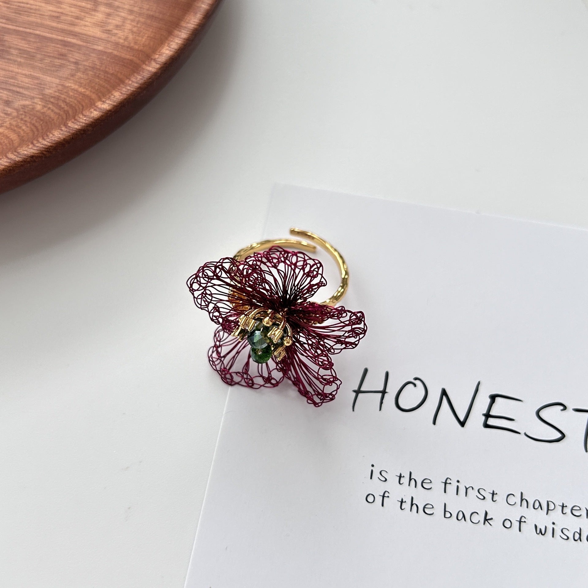 French Style Camellia Earrings/Ring