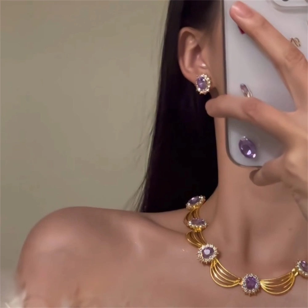 Violet Luxe Palace Necklace