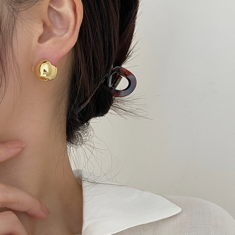 S925 Silver Round Ball Earrings