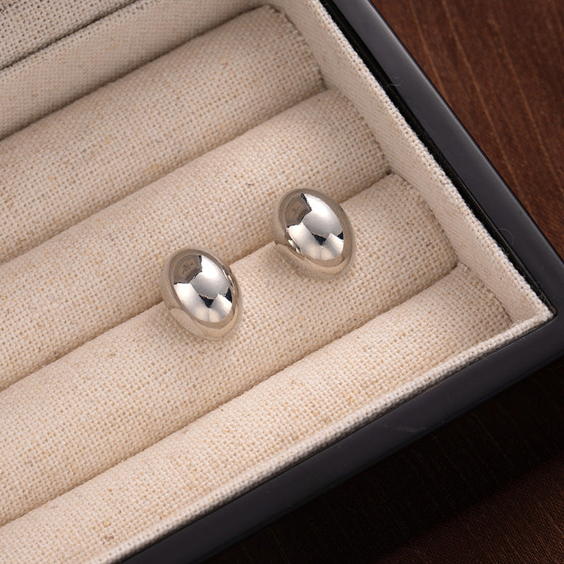 INS-Inspired Gold & Silver Bead Earrings