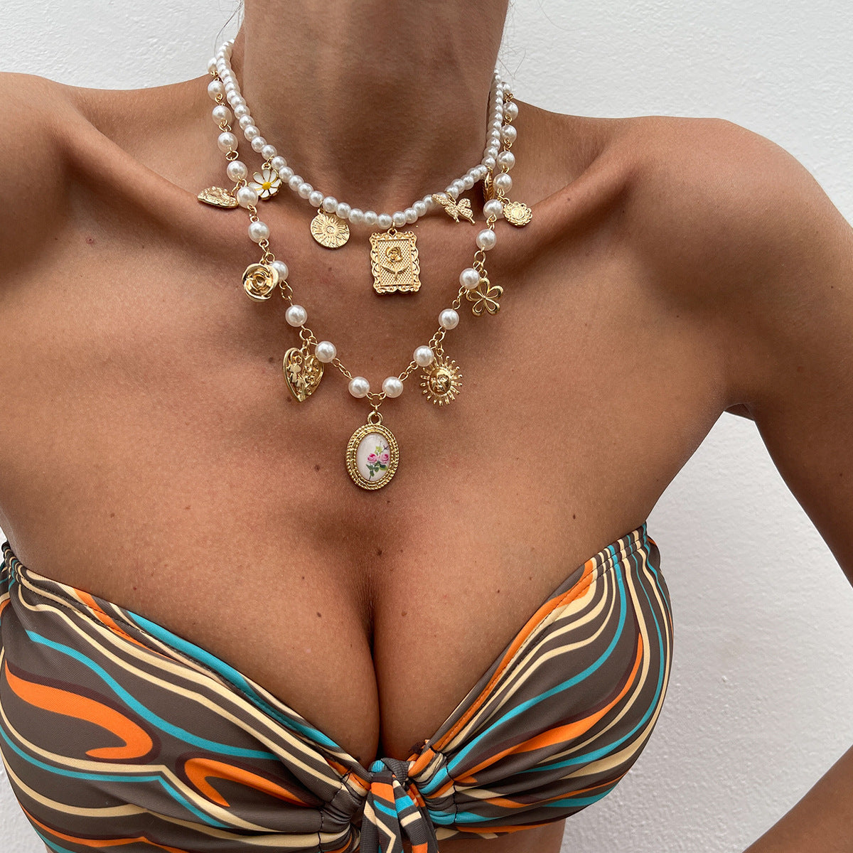 Pearls & Shells: Coastal Charm Necklace