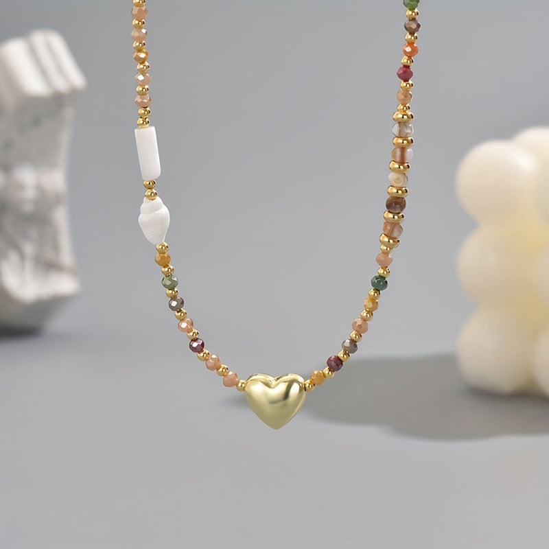 Fall in Love with Boho – Heart Pendant Necklace