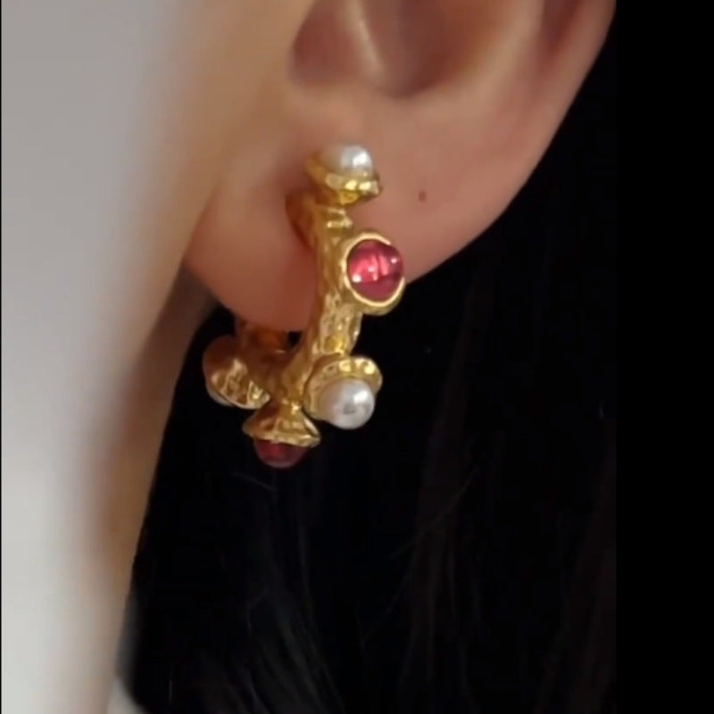 Palace-Inspired Vintage Earrings