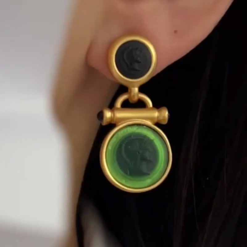 Palace-Inspired Vintage Earrings