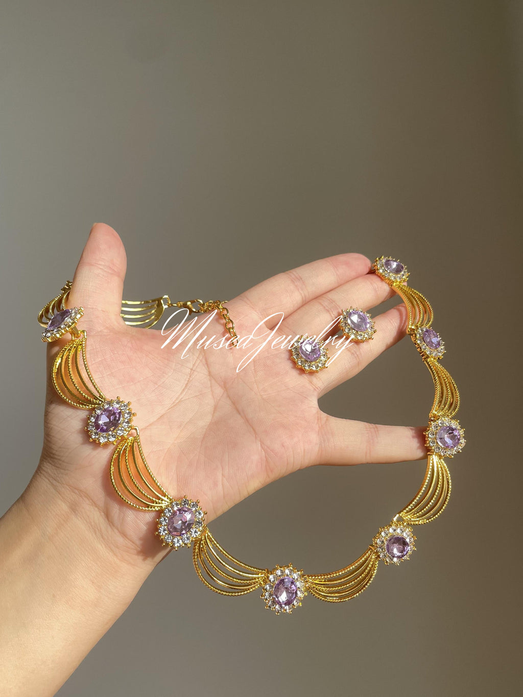 Violet Luxe Palace Necklace