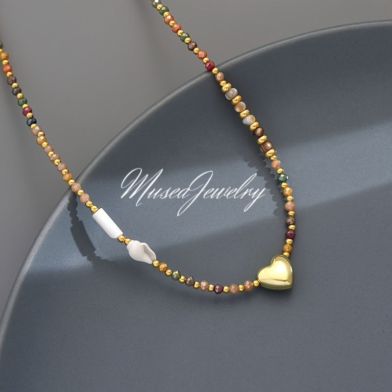 Fall in Love with Boho – Heart Pendant Necklace