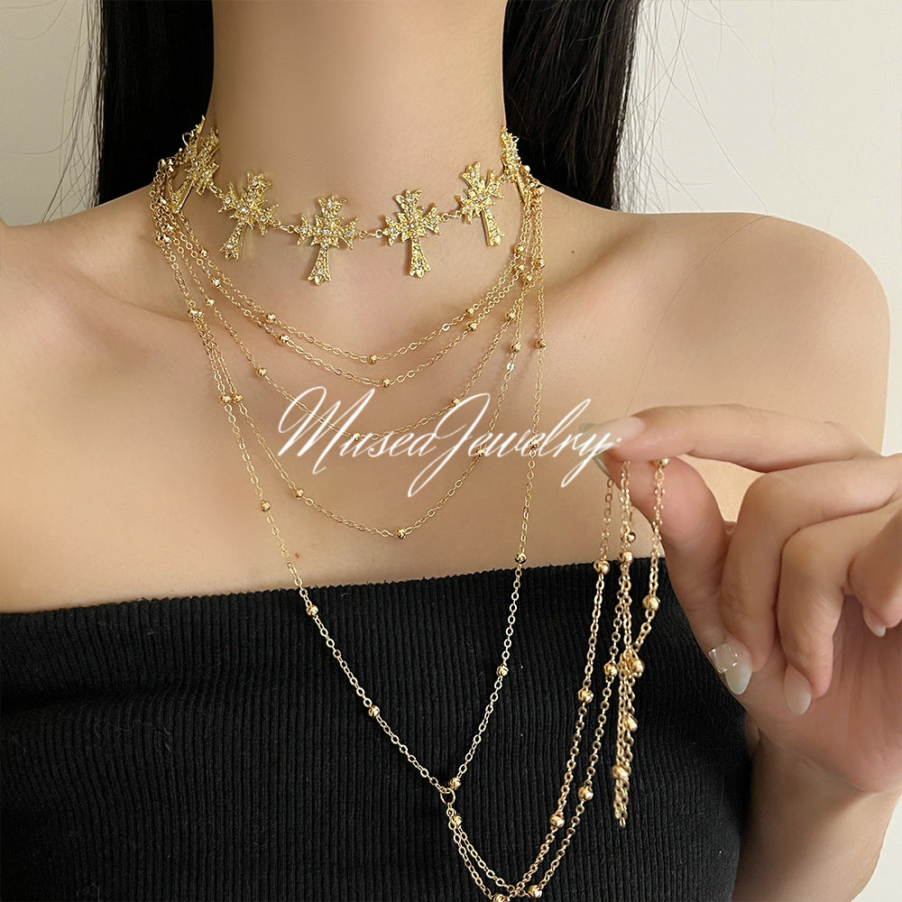 Véra Cross — Light Luxury Collarbone Necklace