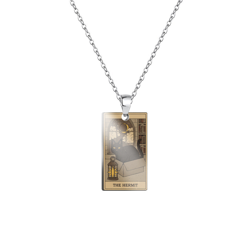 Tarot Vintage Pendant -「Wheel of Fortune」