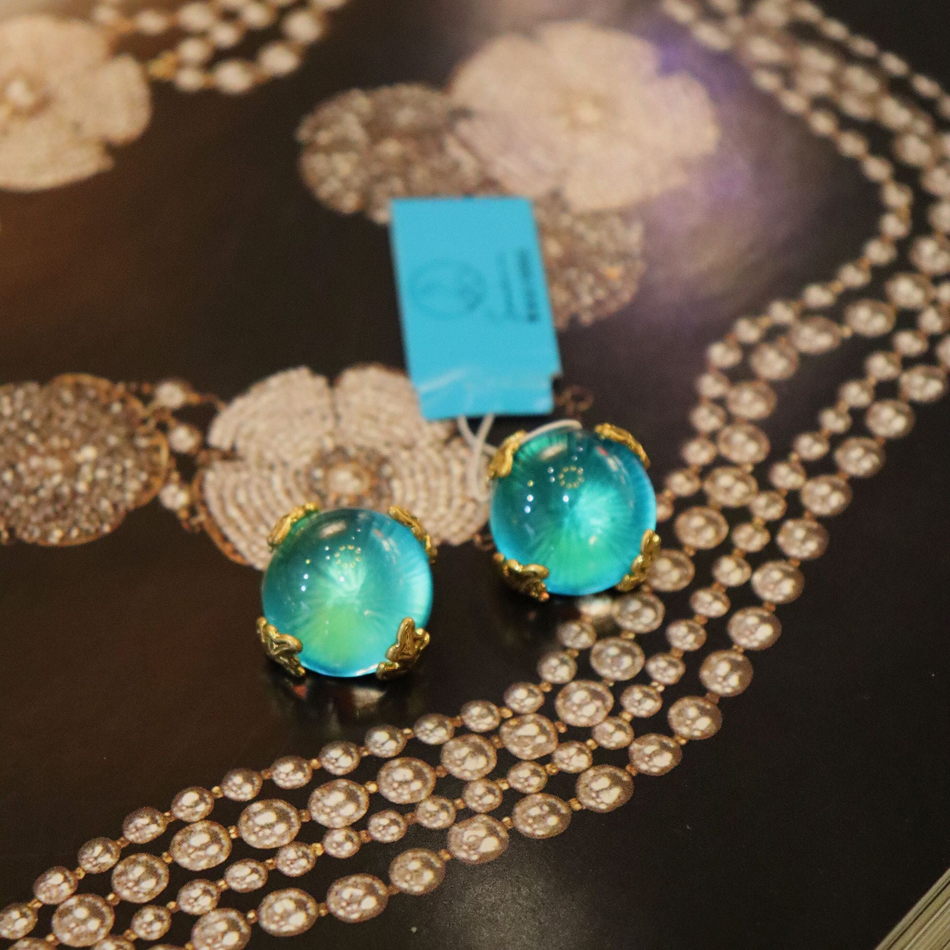 Vintage Austrian Crystal Glass Set – Bracelet/Earrings