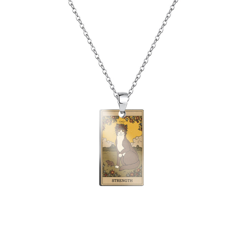 Tarot Vintage Pendant -「Wheel of Fortune」