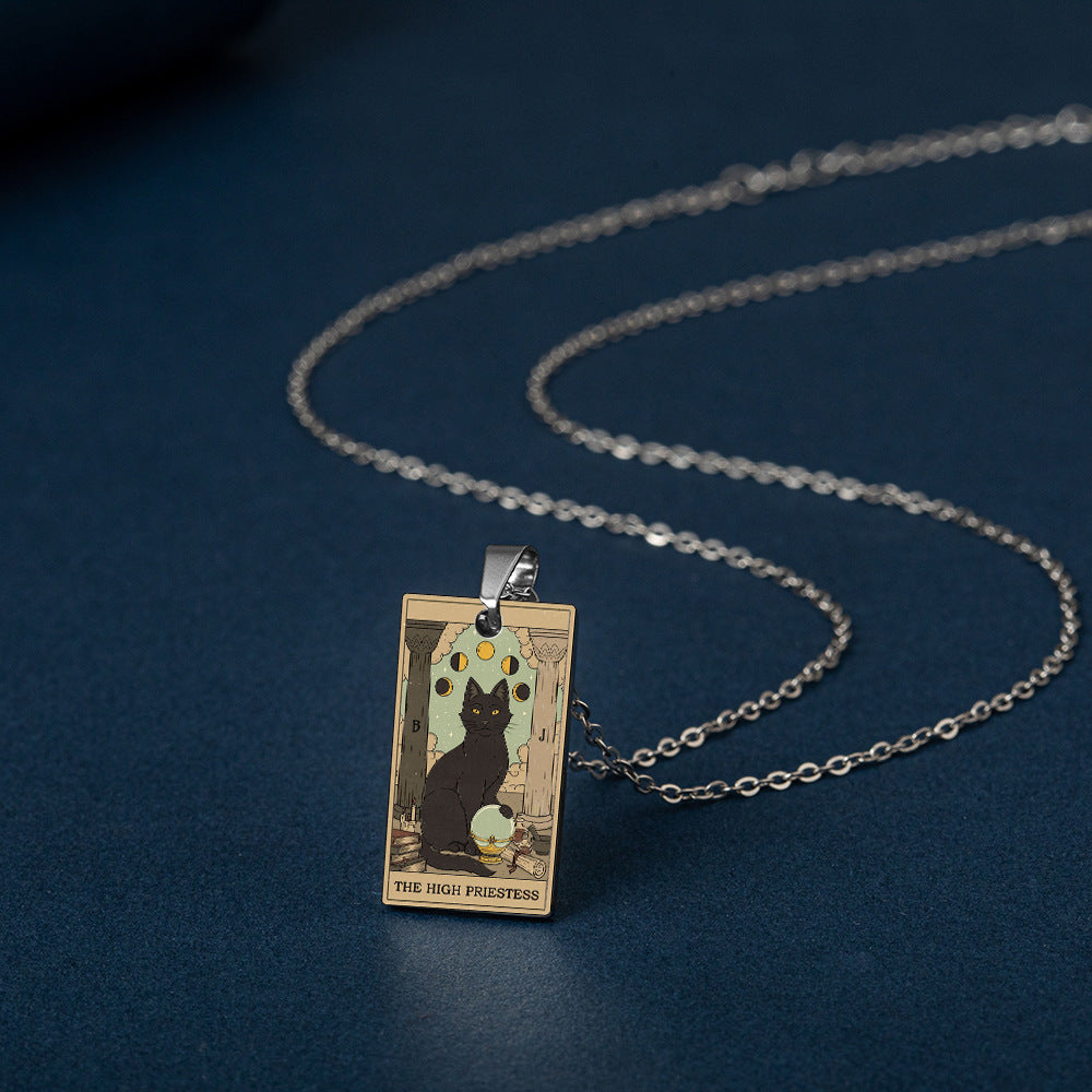 Tarot Vintage Pendant -「Wheel of Fortune」