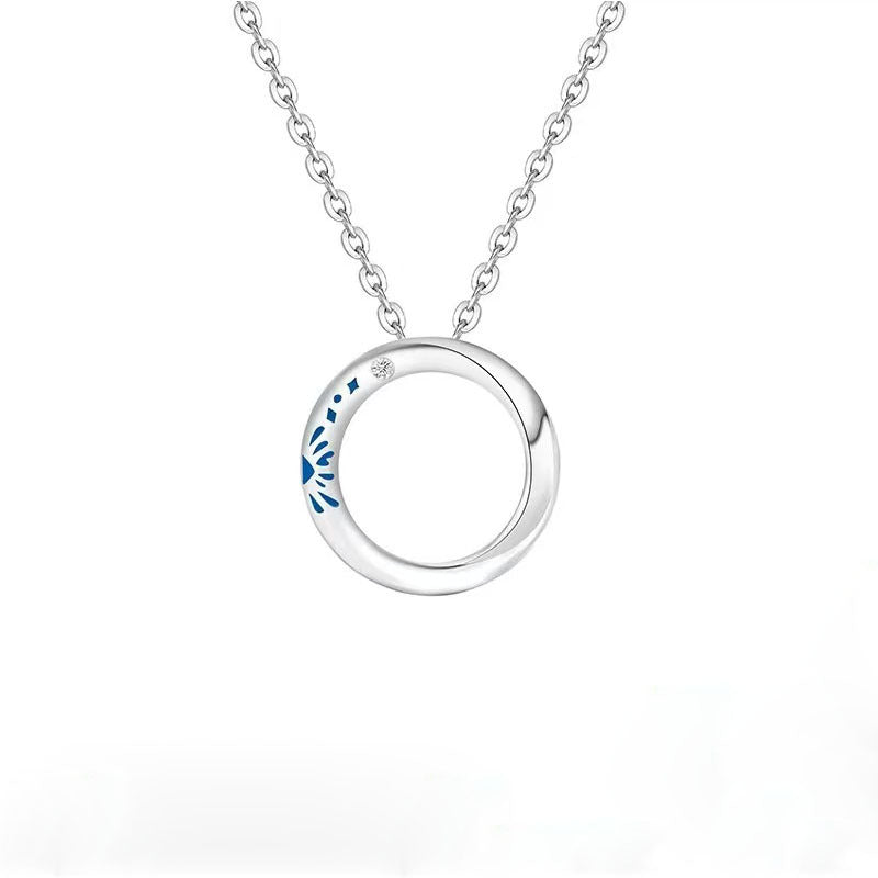 Heart Fireworks Couple Necklace – Luminescent Magnetic Pendant