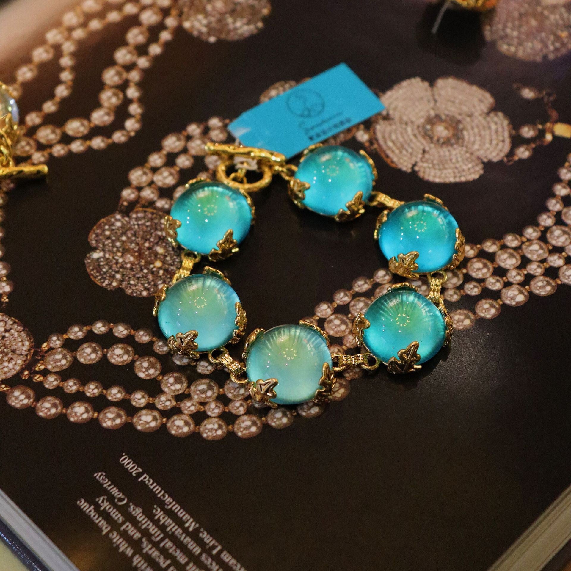 Vintage Austrian Crystal Glass Set – Bracelet/Earrings