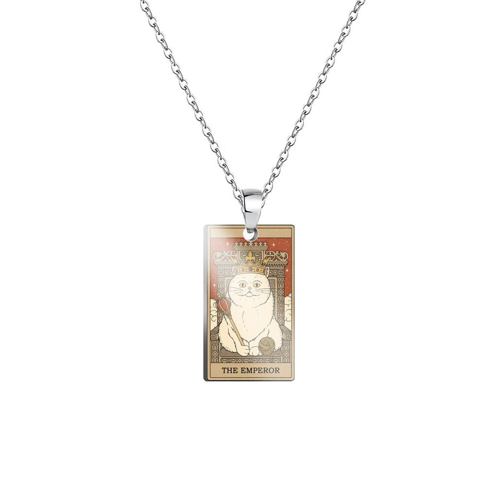 Tarot Vintage Pendant -「Wheel of Fortune」