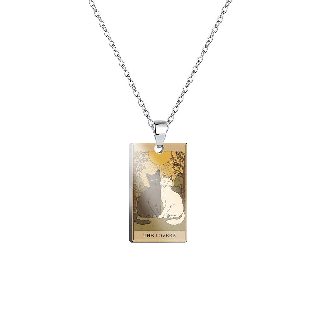 Tarot Vintage Pendant -「Wheel of Fortune」