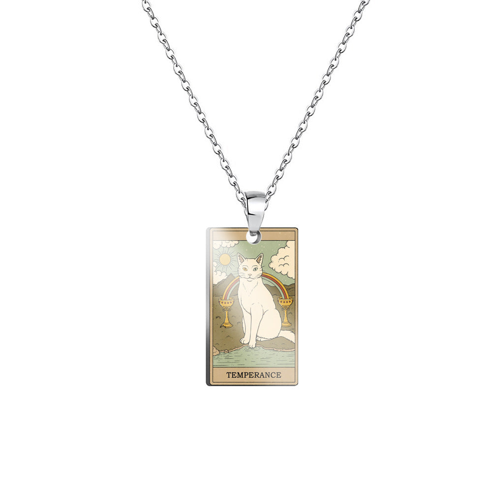 Tarot Vintage Pendant -「Wheel of Fortune」