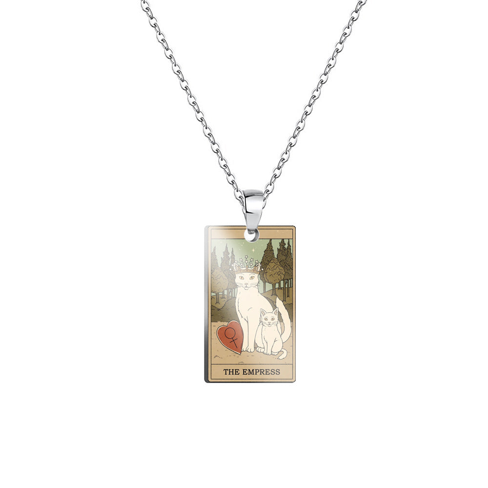 Tarot Vintage Pendant -「Wheel of Fortune」