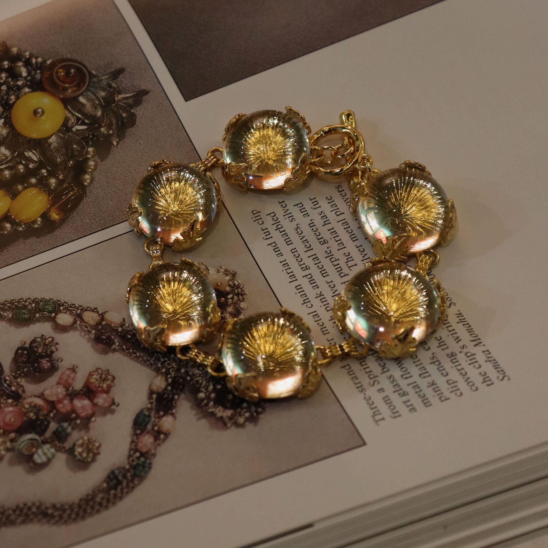 Vintage Austrian Crystal Glass Set – Bracelet/Earrings
