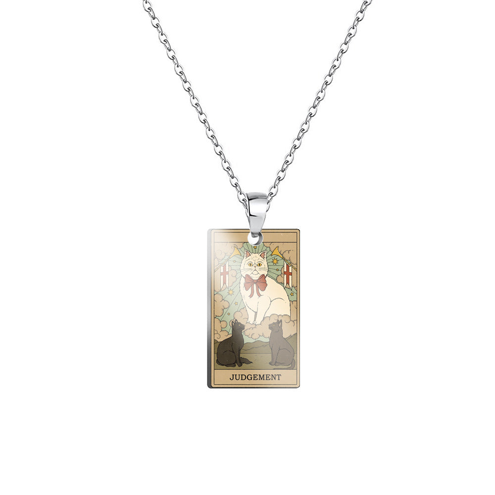 Tarot Vintage Pendant -「Wheel of Fortune」