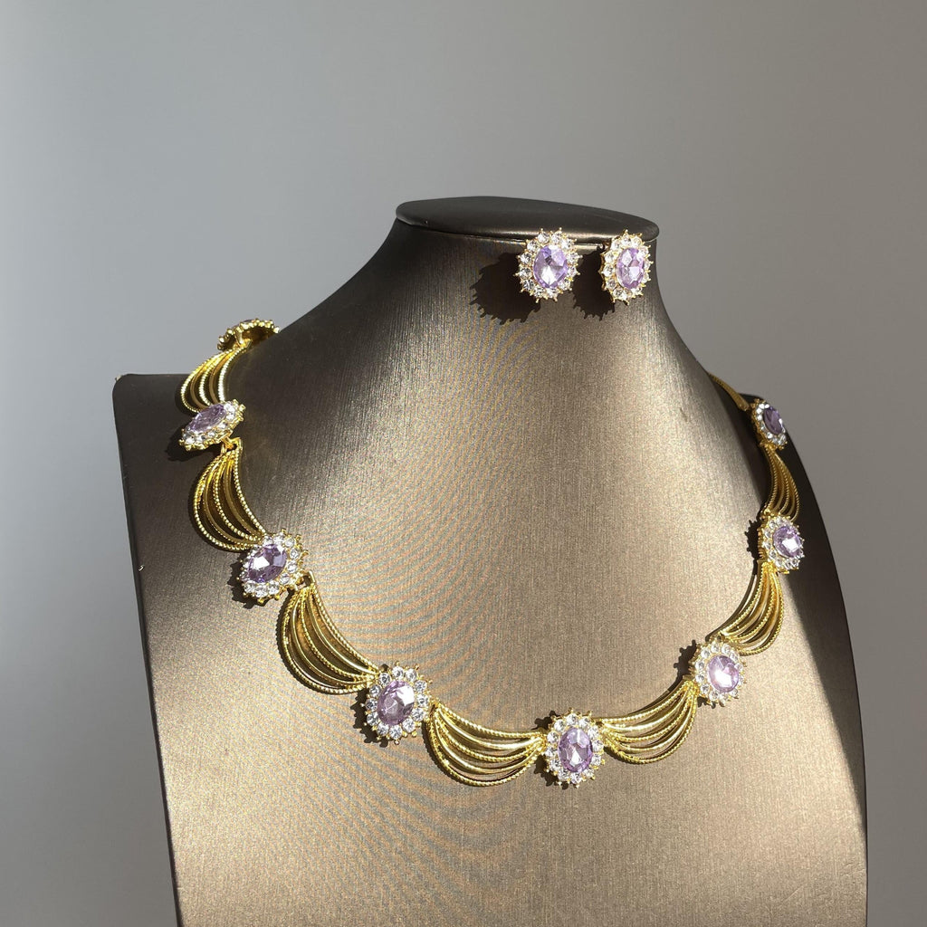 Violet Luxe Palace Necklace
