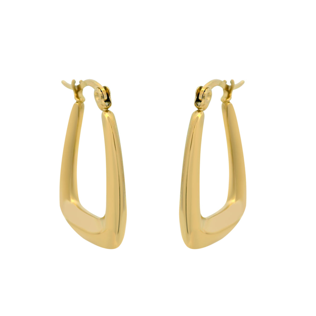 Sculpted Elegance: Niche Geometric Earrings